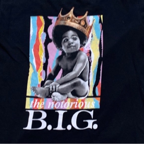 The Notorious B.I.G. Mens Black Short Sleeve Crew Neck Casual TShirt Siz… - Picture 1 of 2